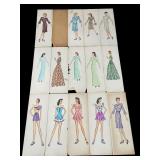 Large lot of Beatrice Mejia signed fashion
