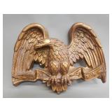 Vintage composite Federal eagle wall plaque