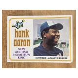 1974 Topps Hank Aaron card number 1