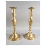 Pair of vintage brass candlesticks