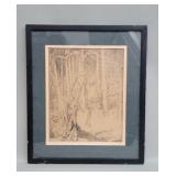 Vintage lithograph