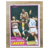 1981 Topps Magic Johnson basketball card