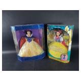 Pair of Walt Disney snow white dolls in original