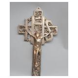 Vintage spelter crucifix