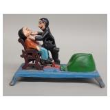 Vintage cast iron mechanical bank