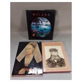 Group of coffee table books