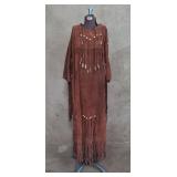 Native American buckskin dress on vintage