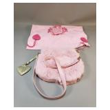 Vintage Juicy Couture pink rabbit fur crossbody