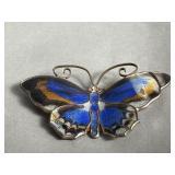 Vintage David-Anderson sterling silver enameled