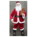 Life size battery operated singing Santa Claus