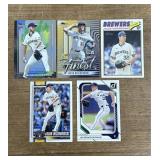 Lot of Jacob Misiorowski rookie baseball cards