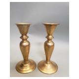 Pair of vintage brass candlesticks