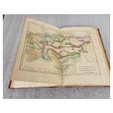 Antique atlas with color maps Dr Butler