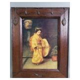 Arts & Craft asian style frame with print