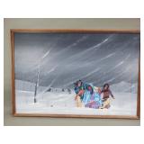 Thomas Goodwind of the Chippewa Cree tribe signed