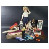 Miscellaneous dolls, doll clothes, Halloween