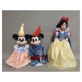Porcelain Disney dolls