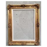 Vintage French gilt wood and gesso picture frame