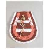 Plains Indian beaded pocket pouch