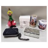 Group of miscellaneous items, crystal