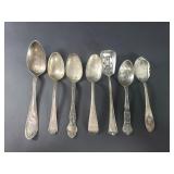 Group of vintage sterling silver flatware