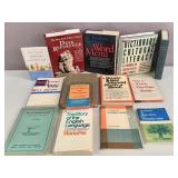 Lot of 14 books ï¿½ language, words, writing,
