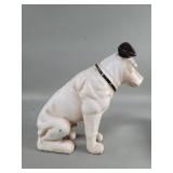 Vintage Nipper cast iron coin bank