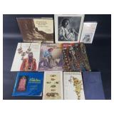 Group of Native American reference books and VHS
