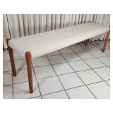 Mid-century JL Moller style teak bench
