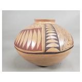 Vintage southwest style polychrome pottery