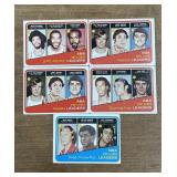 1972 Topps League Leaders basketball cards