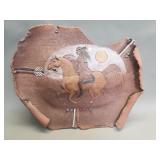 Signed E. Kazten Native American style pottery