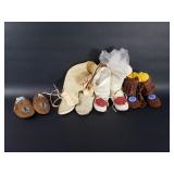 Group of traditional soft hide Native American