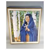 Donald D. Ruleaux signed oil on canvas "Kateri