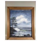 Vintage Joan Smith signed oil on canvas