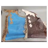 Pair of vintage leather chaps