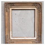 Vintage wood and gesso picture frame