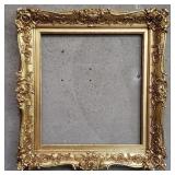 Vintage gilt wood and gesso picture frame