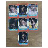 Lot of 1986 Fleer basketball cards
