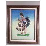 Barb Mitchell signed oil on board