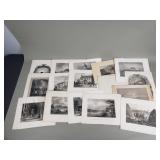 Group of vintage etchings