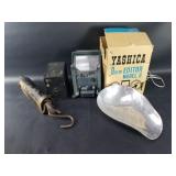 Box of yashica 8mm editor model 2, vintage kodak