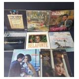 Group of vintage LP records