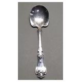 Antique Whiting sterling "violet" pattern spoon