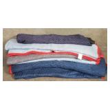 Group of 6 moving blankets