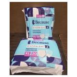 2 Packs of Because Overnight Absorbency Pull Ups