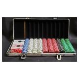 Poker set in case