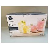 Libbey 16 piece Preston glassware set