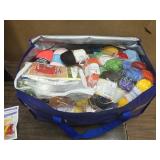 Large tote bag of yarn in various colors & styles
