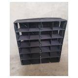 Self assembly shoe rack